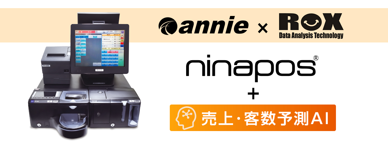 ninaposにROXの需要予測AIシステム導入開発中